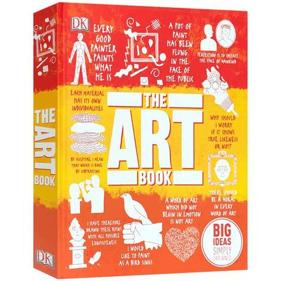 DK艺术百科 英文原版 The Art Book: Big Ideas Simply Explained DK人类的思想百科丛书系列 全彩铜版纸精装进口英语科普读物书籍