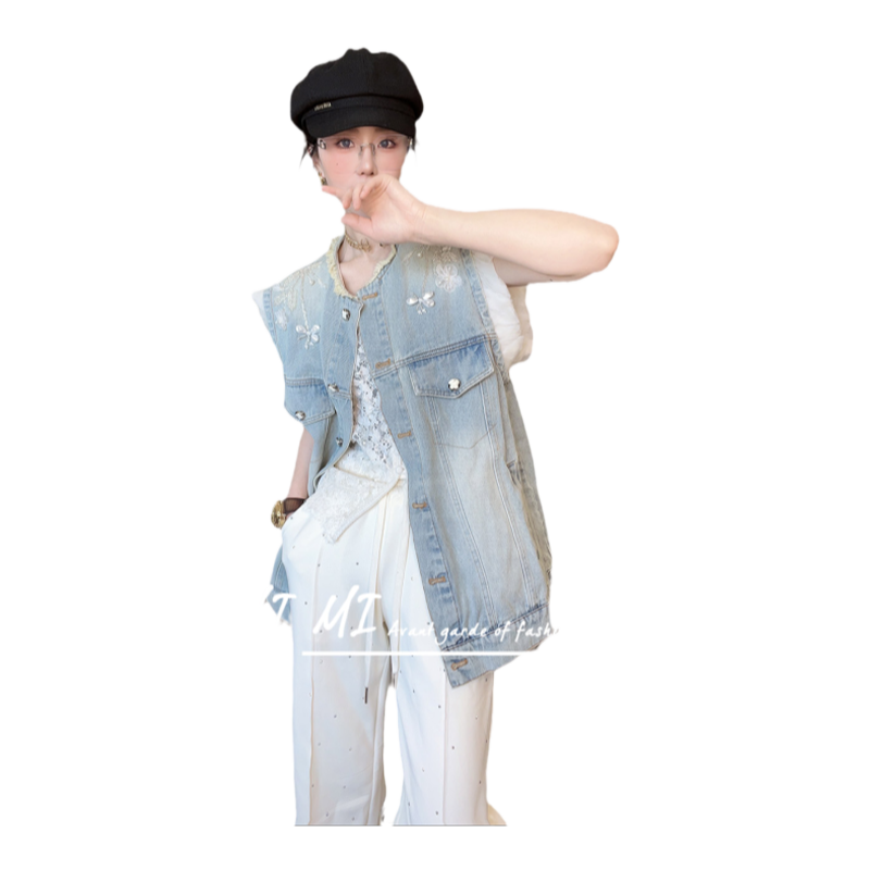 RRfshion中长款小坎肩马夹外套