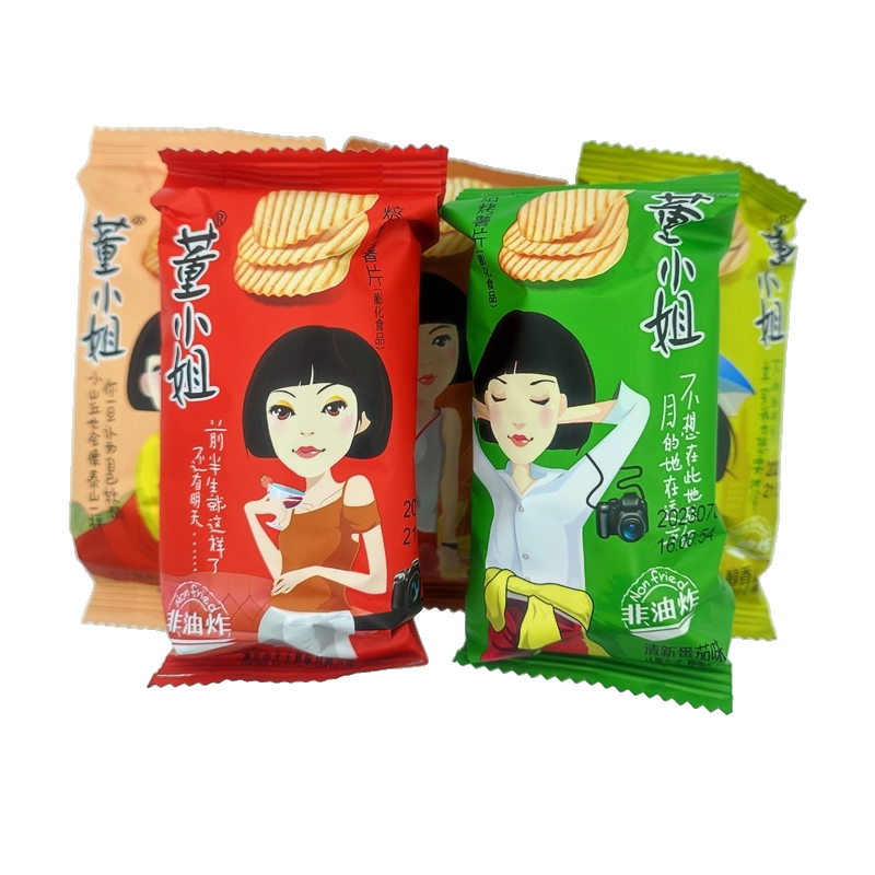 小王子董小姐焙烤薯片多口味非油炸膨化零食礼包办公室休闲小吃