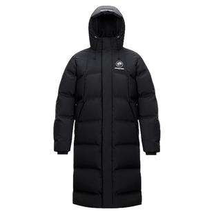 骆驼联名熊猫巨好看的中长款羽绒服户外2026冬季过膝加厚外套