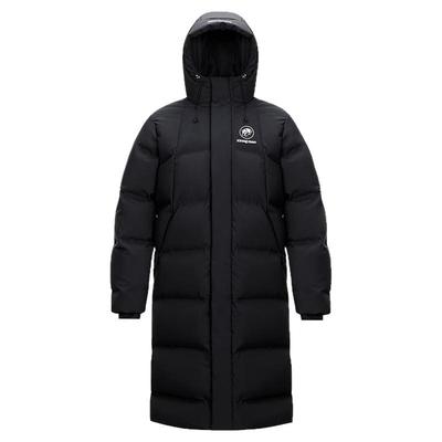 骆驼联名熊猫巨好看的中长款羽绒服户外2026冬季过膝加厚外套