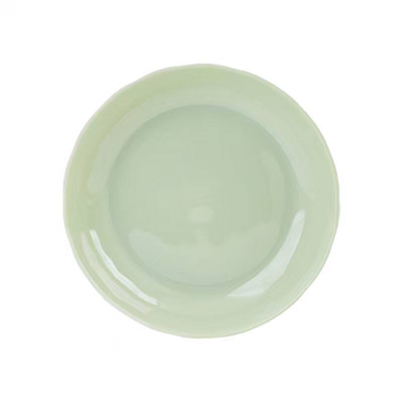 奶油风盘子菜盘家用8英寸深盘