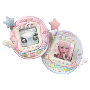 原创可爱毛绒小卡套可挂书包挂件kpop10cm棉花娃包痛包校园卡饭卡