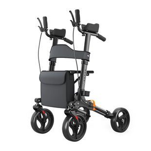 雅德老年人辅助行走器腿无力康复助行器可推可坐助步车轮椅购物车