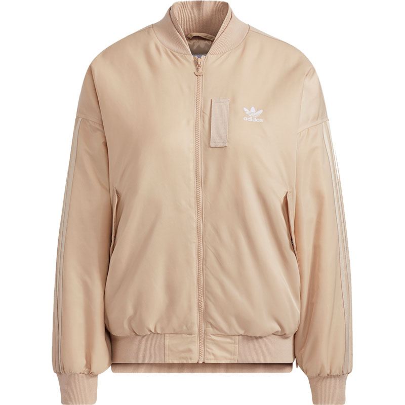 Adidas/阿迪达斯正品三叶草休闲女子短款时尚运动棉衣外套 HE6584
