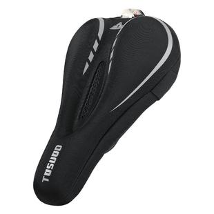 塔斯队长自行车坐垫套超软座套山地车加厚车座子硅胶座垫单车配件