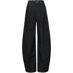 ONLY2025冬季新款慵懒风复古明线装饰设计长裤阔腿裤牛仔裤女