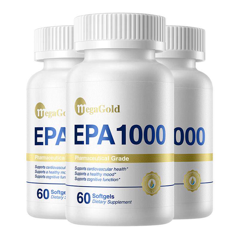 MegaGold美嘉高高纯EPA鱼油软胶囊美国进口中老年心血管【3瓶装】