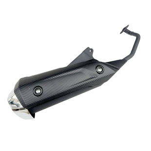 新大洲本田RX125裂行排气管总成消声器护罩SDH125T-31-37A排气管