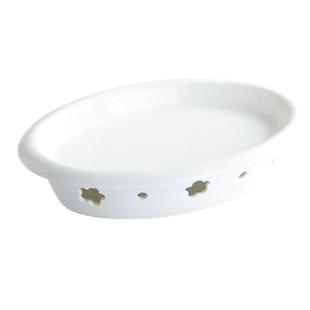 干锅酒精蜡烛加热炉保温菜盘子鱼盘锅碗家用酒店餐具梅花陶瓷明炉