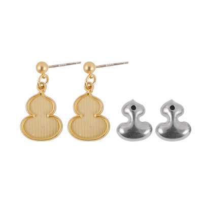 宋锦耳饰耳坠非遗手工diy材料包小礼品耳环925银针新中式套装礼物