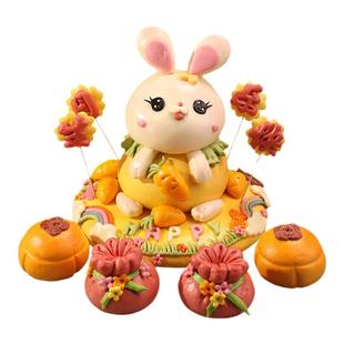 胶东花饽饽宝宝周岁抓周儿童生日蛋糕花样馒头面食面点食福花馍馍