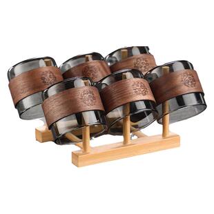 耐热玻璃功夫茶杯套装6只个人专用高档主人杯茶盏家用喝茶小杯子