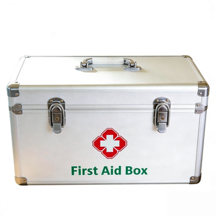 铝合金医药箱医疗箱家用大容量应急出诊箱急救收纳包多层带锁便携