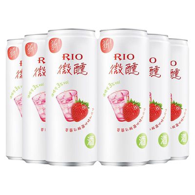 锐澳草莓果酒ml整箱预调鸡尾酒