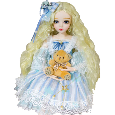 sd娃娃改妆换装儿童圣诞节礼物