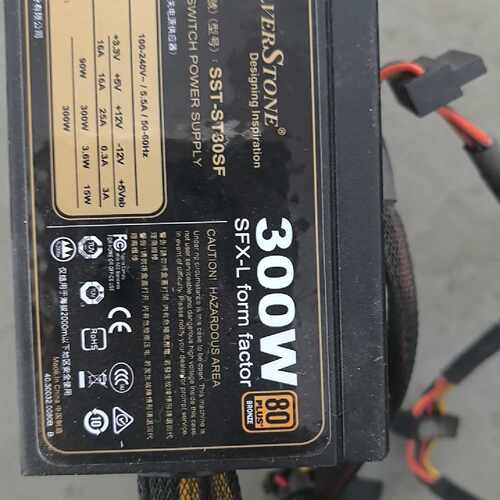 议价-银欣SST-ST30SF 300W SFX-L电源，80PL可维修