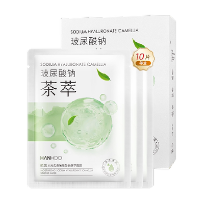 韩后玻尿酸面膜抗氧熬夜亮肤