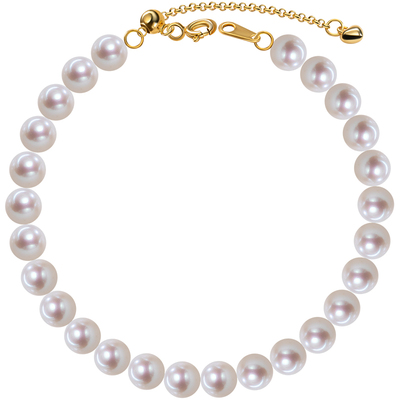 南珠宫淡水珍珠手链爱心延长扣精致优雅生日礼物送女友CYS106SD