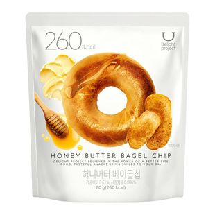 韩国进口Olive Young贝果脆面包干蒜香蜂蜜黄油味脆片休闲小零食