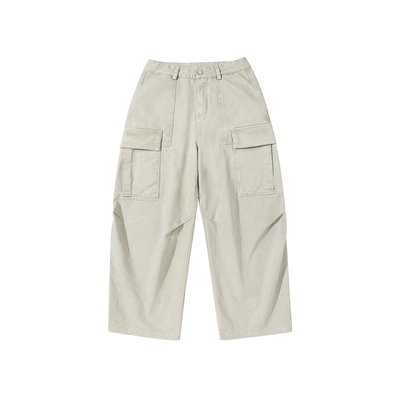 【重磅Cargo Pants】纯棉直筒工装裤春季日系复古宽松休闲长裤男