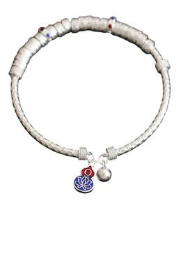 足银999葫芦捶打纹开口手镯女2025年新中式文艺实心镯子手环礼物