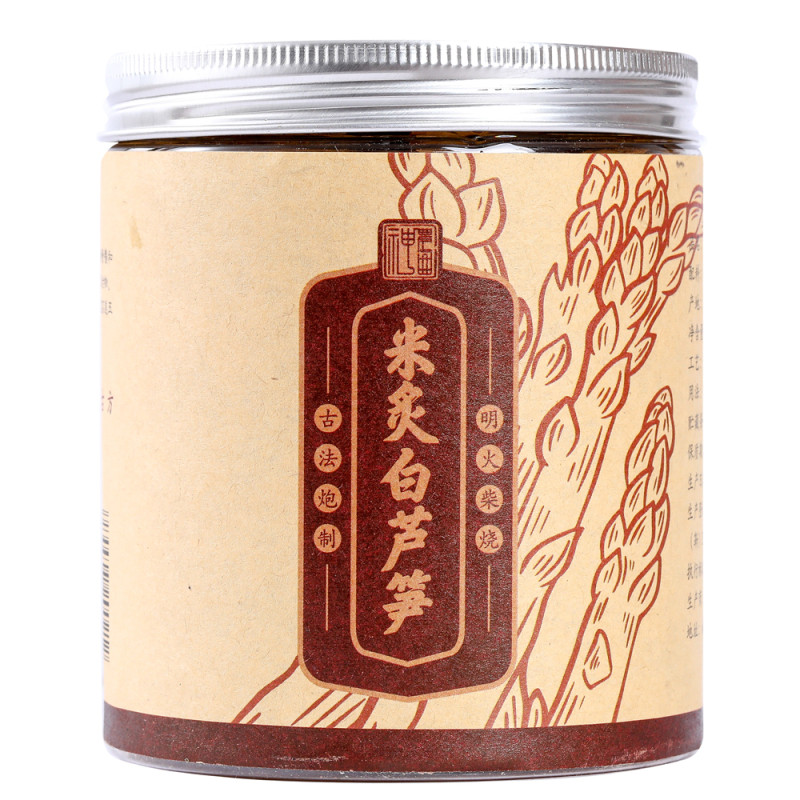 神农曲米炙白芦笋茶石刁柏养生清肺胃上热利气火水便明火炒去寒性