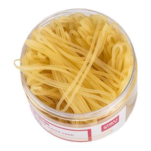 得力乳胶圈办公用品橡皮筋财务牛皮筋橡胶圈橡皮钓鱼头饰收纳3213