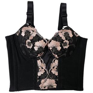 美容院身材管理器长文胸收副乳收胃腹腰胸罩十一排扣聚拢塑身内衣