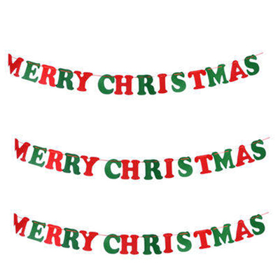 圣诞节装饰品挂件拉旗场景布置