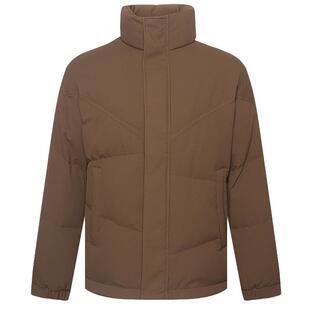 【肌理条纹】利郎官方 羽绒服男士短款立领2025冬季新款保暖外套