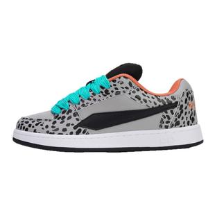 GLO BULL豹纹斑点面包鞋2025款运动休闲鞋女增高厚底情侣低帮板鞋