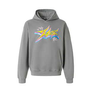 2727WORLD 法老 多巴胺幻彩logo印花卫衣国潮美式复古街头