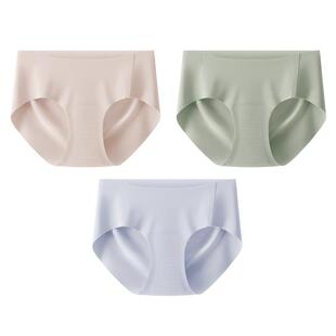 3件|蕉内银皮508A女士内裤纯棉透气裆无痕隐形健身瑜伽三角裤新款