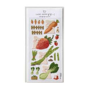 韩国collector mumu可爱仓鼠无痕贴纸ins手账素材咕卡手机装饰贴