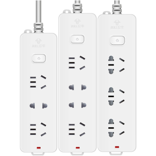 公牛插排插板有线插座3/4/5米接拖线板GN210/211/212家用带延长线