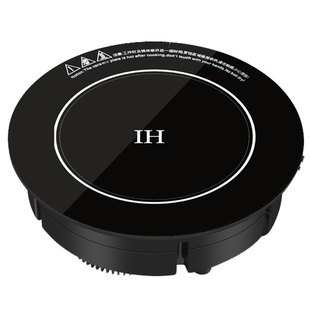 商用火锅电磁炉微晶板 通用耐高温大功率圆形玻璃控制面板配件