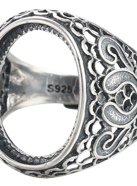 致闺蜜女s925银戒指空托