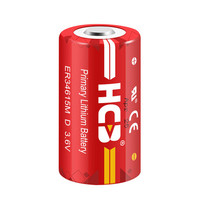 HCB昊诚ER34615M 3.6V锂亚电池 流量计量表煤气表GPS定位器物联网