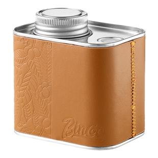 Bincoo咖啡豆保存罐单向排气阀马口铁咖啡粉密封罐储物罐便携密封