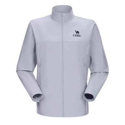 骆驼软壳衣男2025立领登山外套女