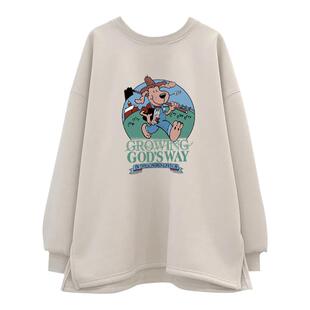 婧麒孕妇装上衣卫衣秋春季2026新款大码衣服宽松长袖中长款t恤女