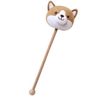 米炭柴犬柯基捶背棒毛绒可爱海豹卡通按摩器锤小拳头创意敲打拍锤
