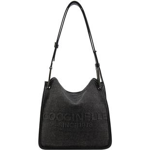 【达人联名款】可奇奈尔Vanessa Jeans牛仔丹宁报童单肩轻奢女包