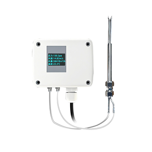 皮托管风速仪耐高温管道风速仪风量风压传感器变送器不锈钢探针