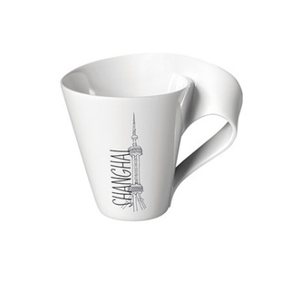 德国唯宝villeroyBoch进口陶瓷马克杯城市字母设计感生日礼咖啡杯