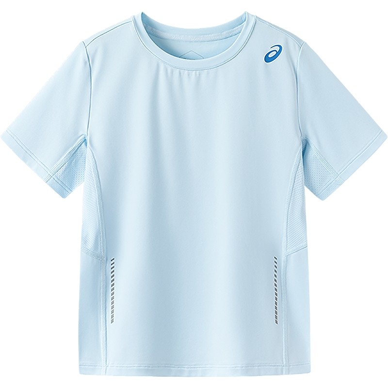 ASICS/亚瑟士童装25年夏季新款男女童运动吸湿短袖T恤飓风秒干衣