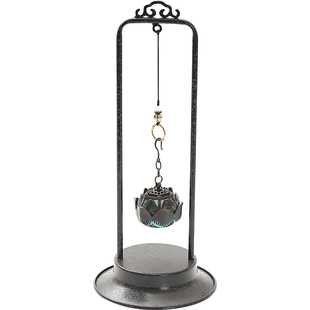 莲花挂炉仿古国风金属香薰炉家用室内沉香焚香座茶道盘香点香炉