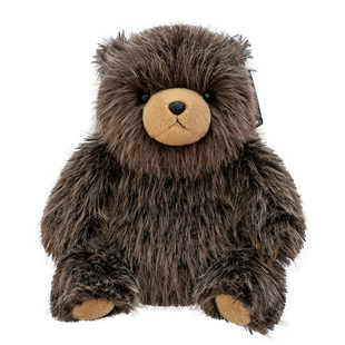 炸毛深棕色大狗熊丑萌公仔毛绒玩具熊玩偶布娃娃抱枕生日礼物女孩