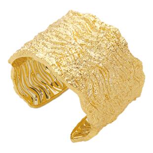 Dare买手店 A ray of sunlight 流沙系列肌理凹凸手镯复古宽手环